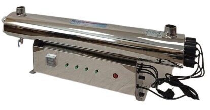 UV Filter 220W AQUAFORCE LUXE STYLE  AISI-304 In-Out 1,5"  NEW-24 (4*55W) 10,8 T/h with CONTROL BOARD with timer